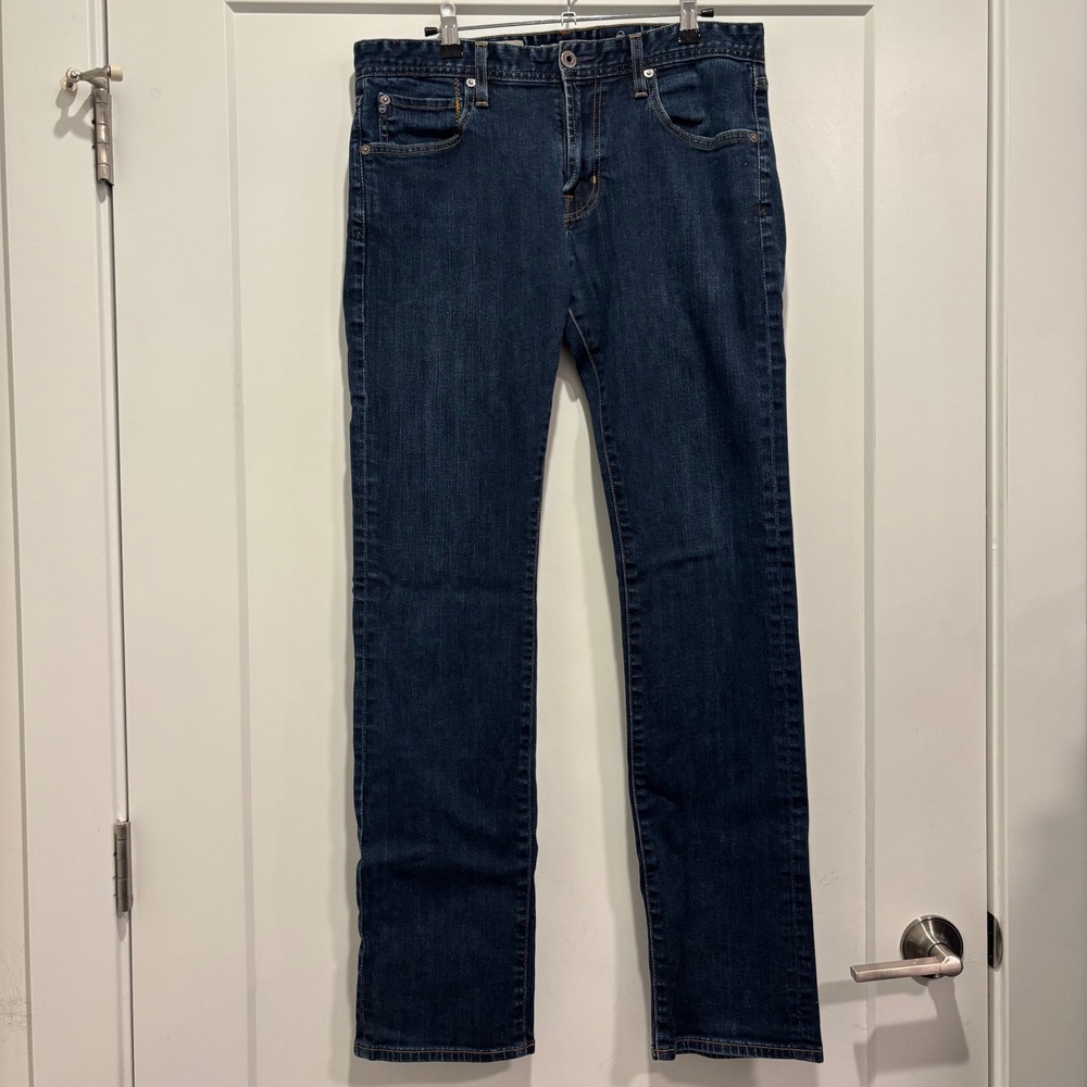 AG Adriano Goldschmied The Matchbox Slim Straight Jeans Dark Wash 33x34 1131UDK